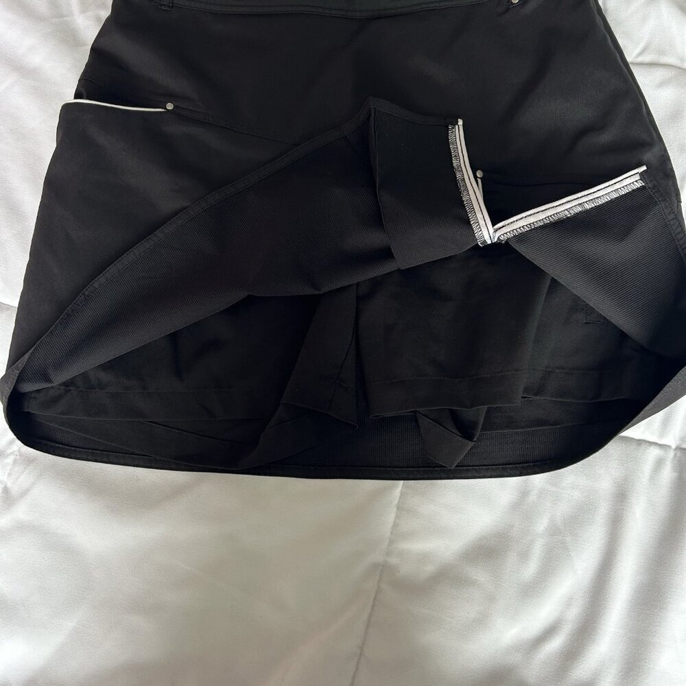 NIVO‎ Womens 6 Golf Tennis Pickleball Skirt Skort Black White Pockets Outdoor - Picture 8 of 9